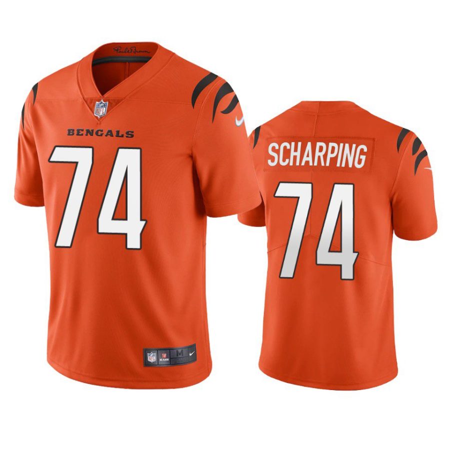 max scharping bengals orange vapor limited jersey