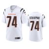 max scharping bengals white game jersey