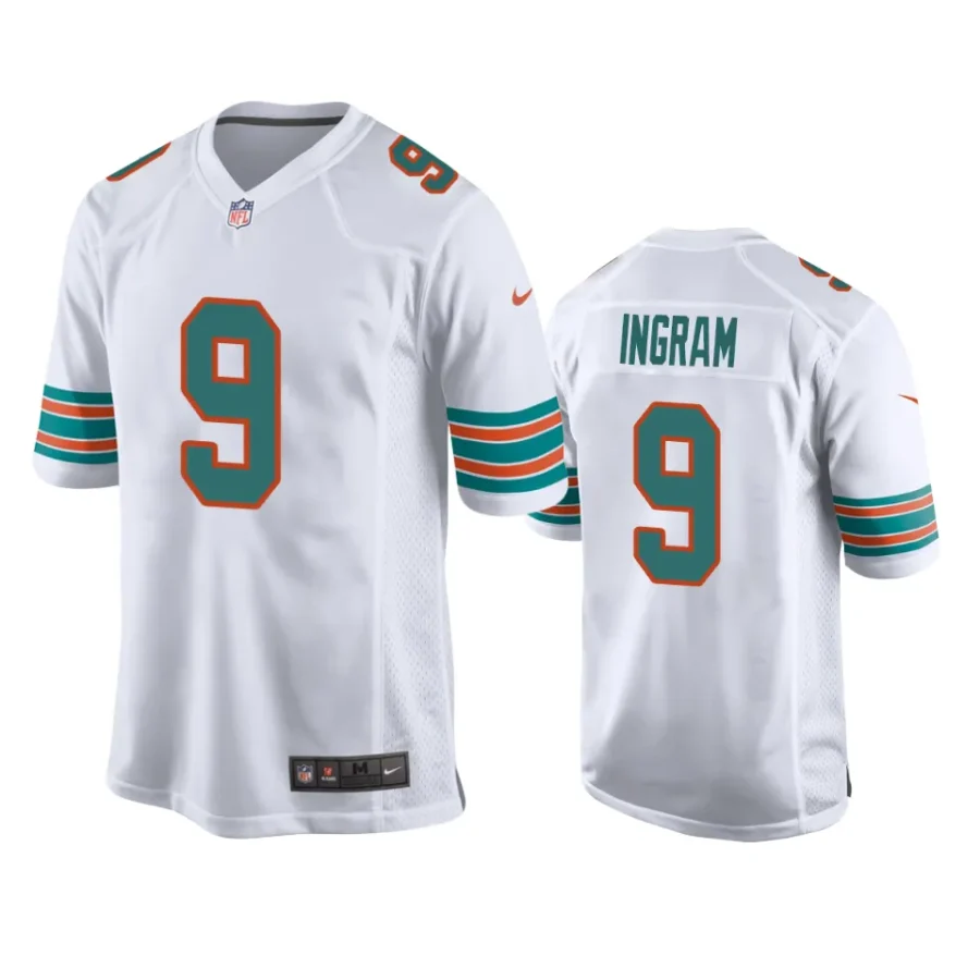 melvin ingram dolphins white alternate jersey