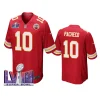 men isiah pacheco red super bowl lviii game jersey