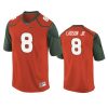 miami hurricanes frank ladson jr. orange game jersey