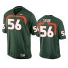 miami hurricanes leonard taylor green game jersey