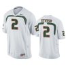 miami hurricanes tyrique stevenson white game jersey