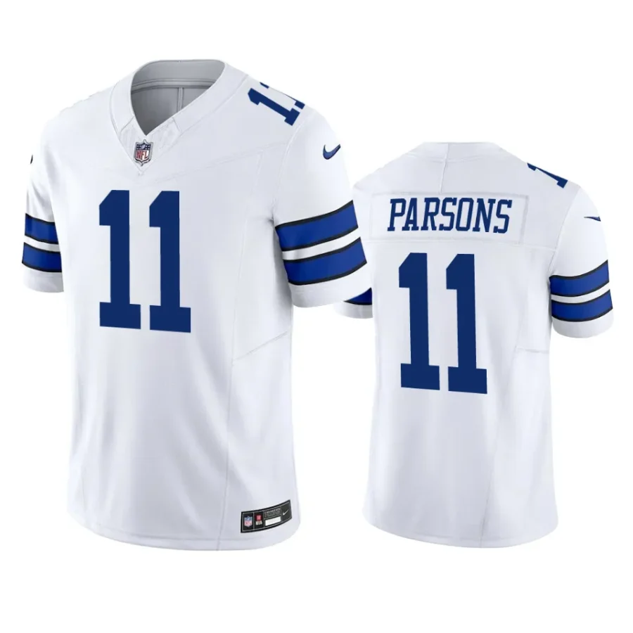 micah parsons cowboys white vapor f.u.s.e. limited jersey