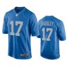 michael badgley lions blue throwback game jersey