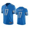 michael badgley lions light blue vapor limited jersey