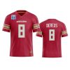 michael dereus stallions red 2022 usfl champions replica jersey