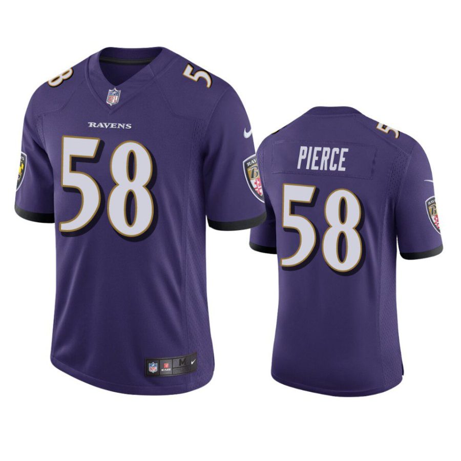 michael pierce ravens jersey purple vapor limited