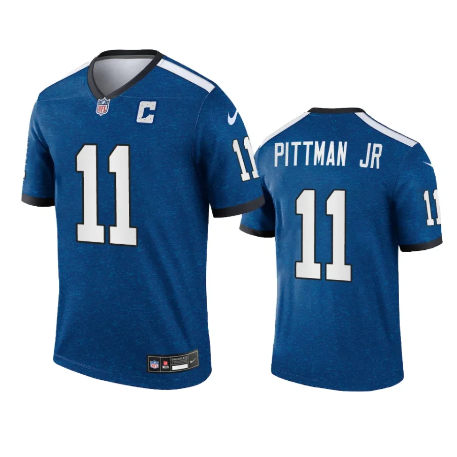 michael pittman jr. colts indiana nights legend royal jersey