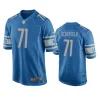 michael schofield lions blue game jersey