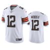 michael woods ii browns vapor limited white jersey