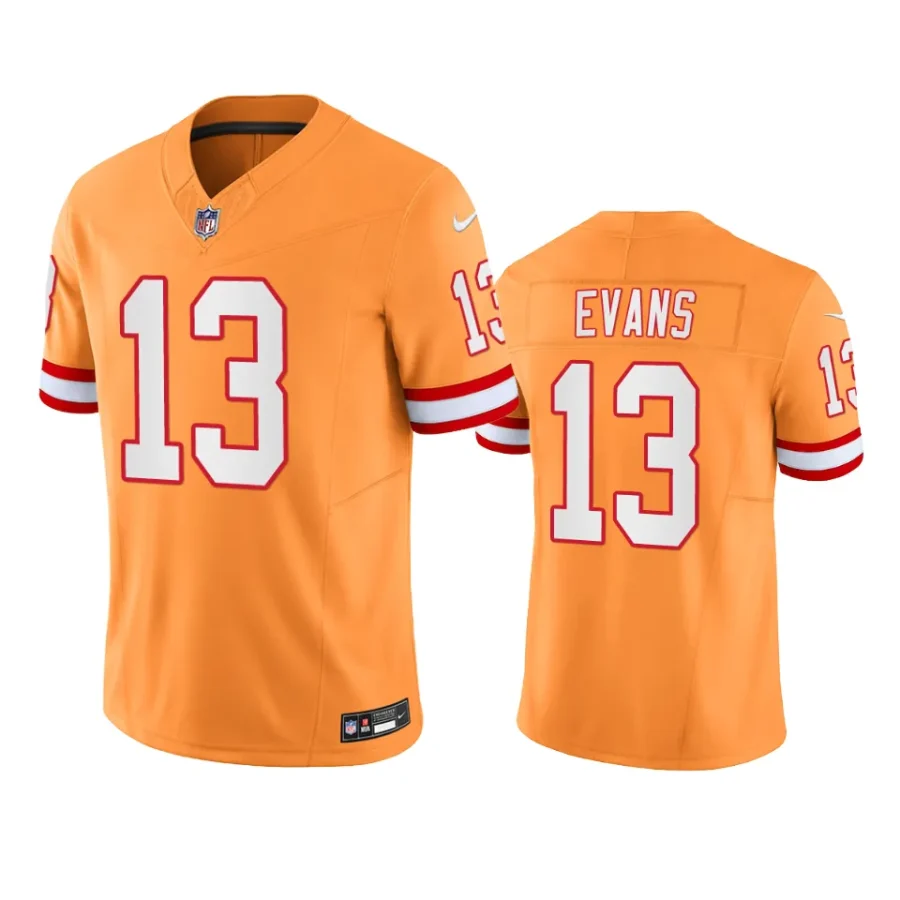 mike evans buccaneers vapor f.u.s.e. limited orange jersey