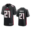 mike hughes falcons black game jersey