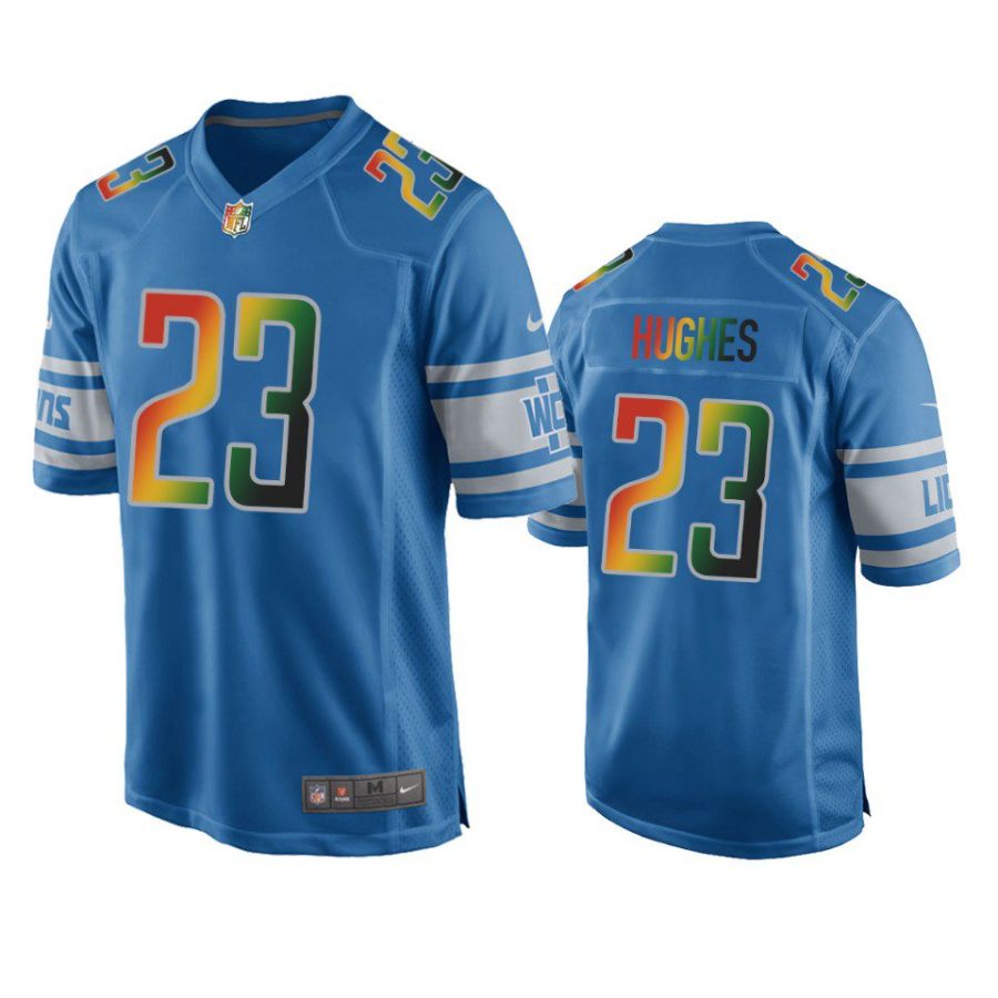 mike hughes lions blue juneteenth freedom day jersey