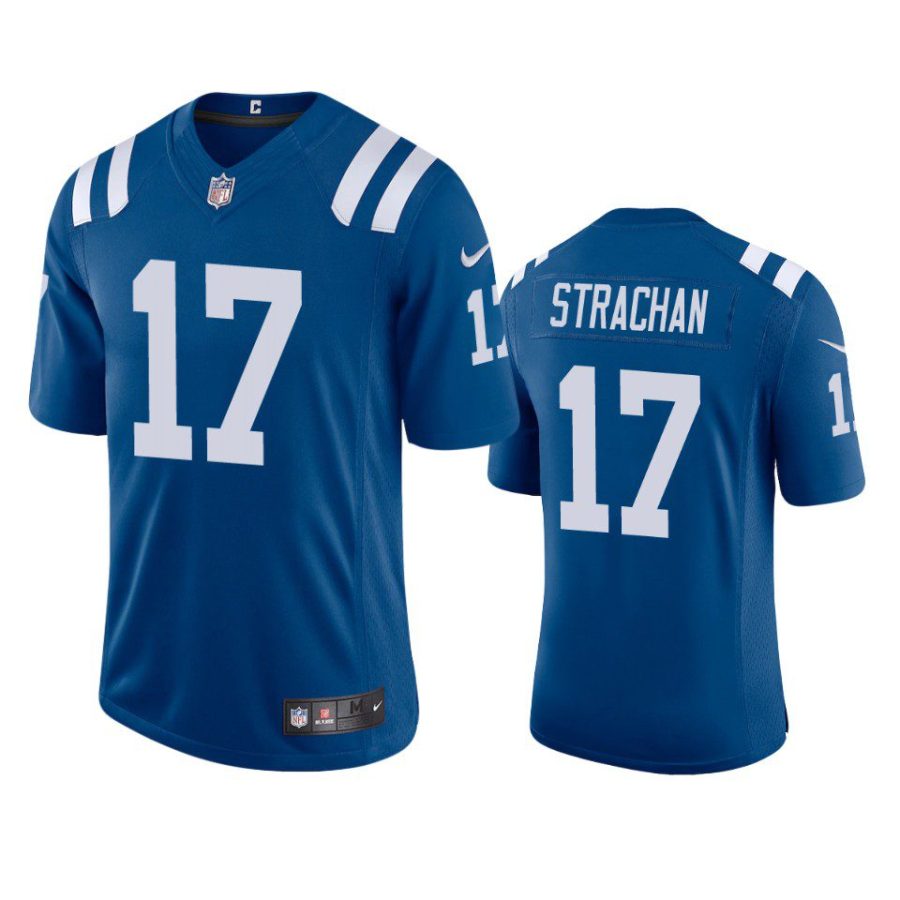 mike strachan colts royal vapor jersey 0a