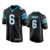 miles sanders panthers black game jersey