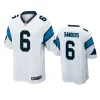 miles sanders panthers white game jersey