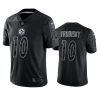 mitchell trubisky steelers black reflective limited jersey