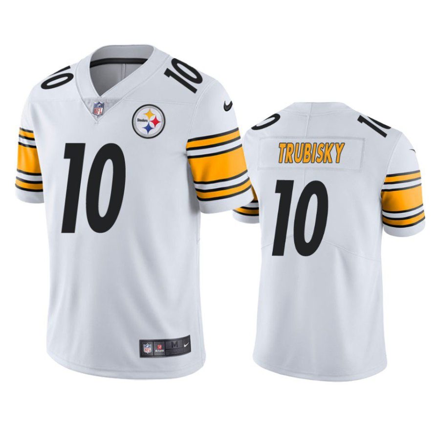 mitchell trubisky steelers vapor limited white jersey