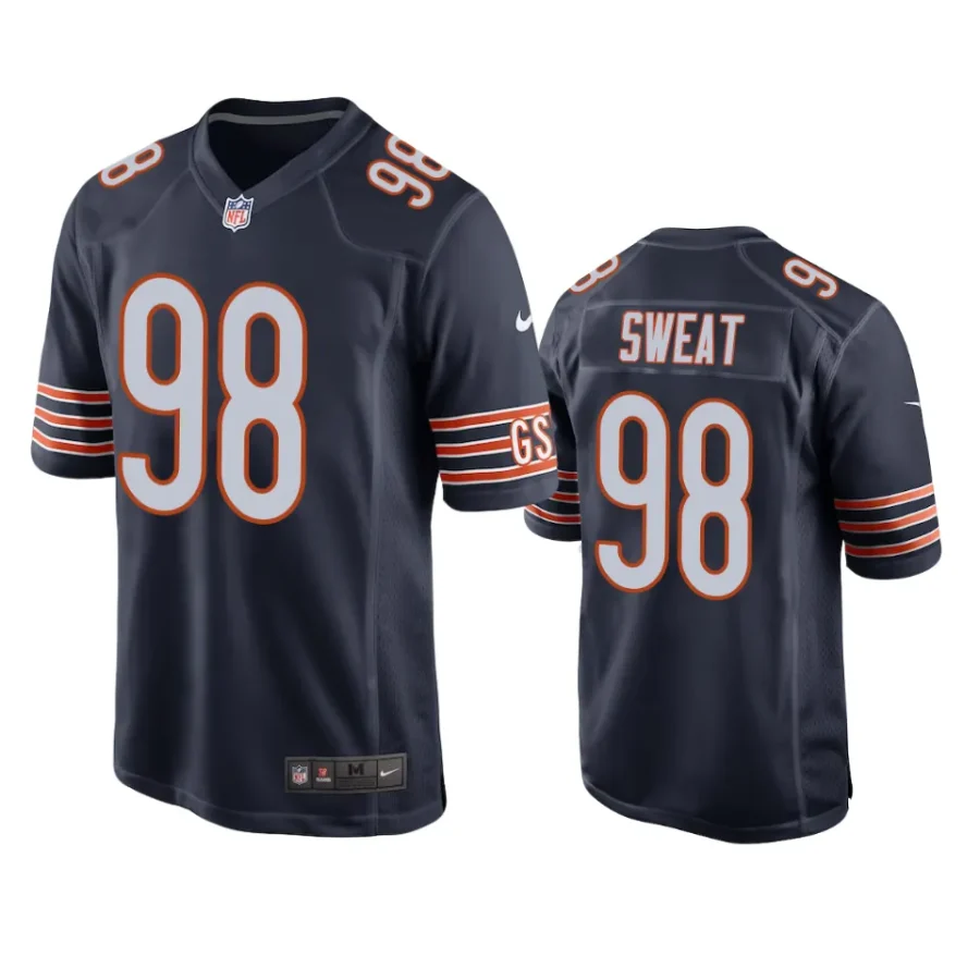 montez sweat bears navy game jersey
