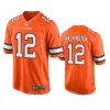 montrell washington broncos alternate game orange jersey