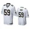 monty rice saints white game jersey