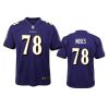 morgan moses game youth purple jersey