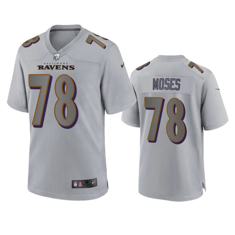 morgan moses ravens atmosphere fashion game gray jersey