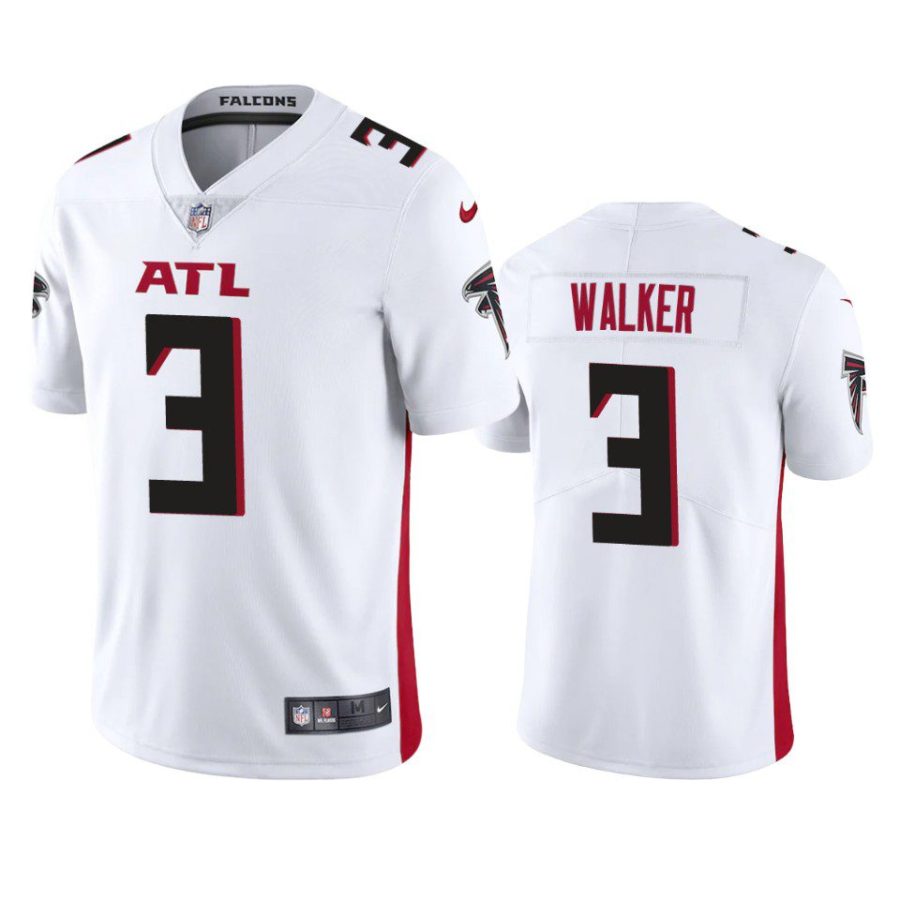 mykal walker falcons white vapor jersey