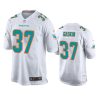 myles gaskin dolphins white game jersey