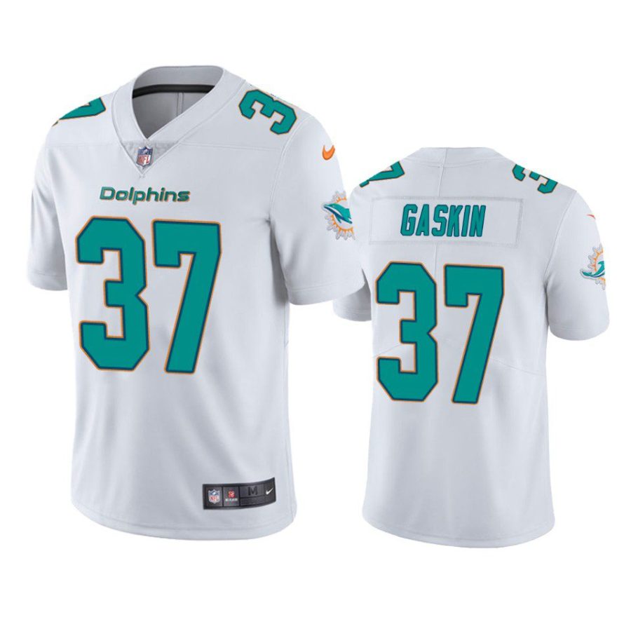 myles gaskin dolphins white vapor jersey 0a