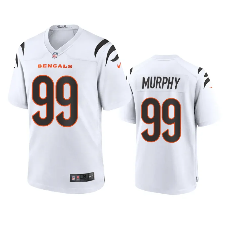 myles murphy bengals white game jersey