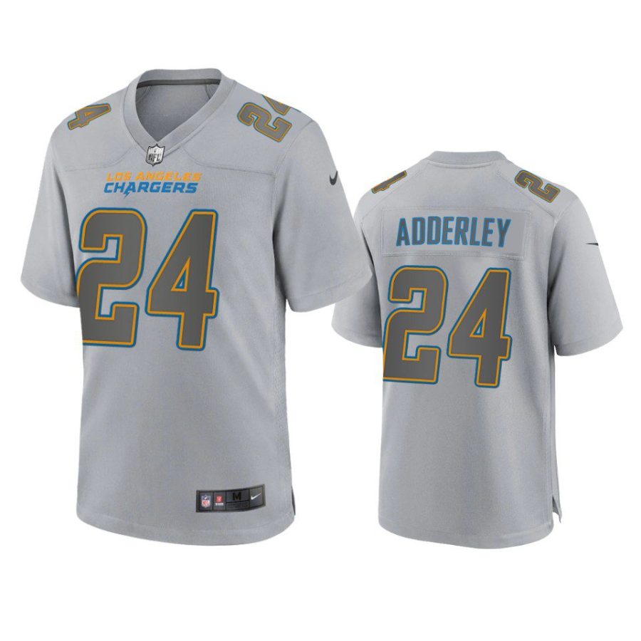 nasir adderley chargers atmosphere fashion game gray jersey