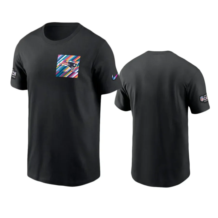 new england patriots black 2023 nfl crucial catch sideline t shirt