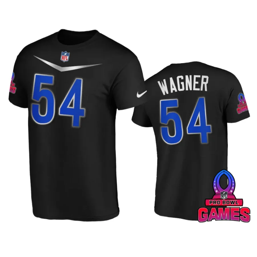 nfc bobby wagner black 2024 pro bowl games name number t shirt