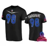 nfc javon hargrave black 2024 pro bowl games name number t shirt