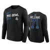 nfc trent williams black 2024 nfl pro bowl long sleeve t shirt