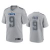 nick foles colts atmosphere fashion game gray jersey