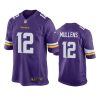 nick mullens vikings game purple jersey