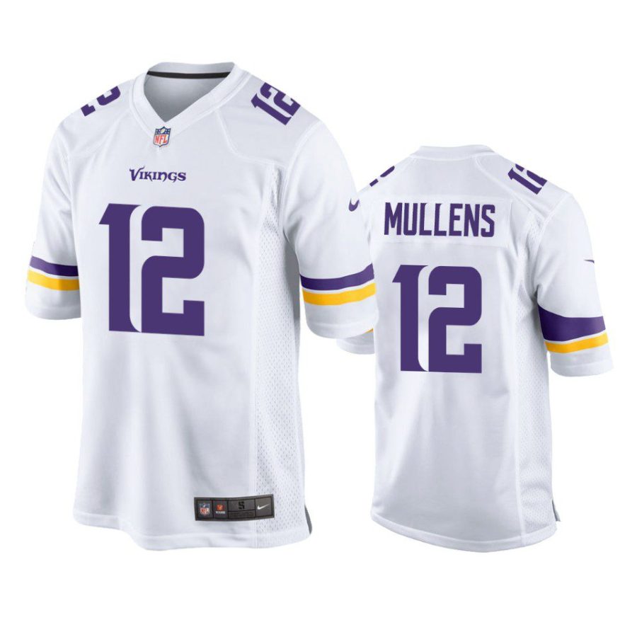 nick mullens vikings game white jersey