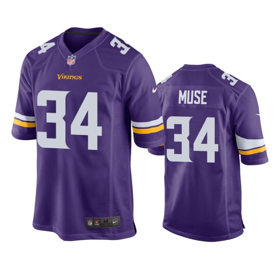 nick muse vikings game purple jersey