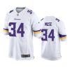 nick muse vikings game white jersey