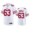 nick zakelj 49ers white game jersey