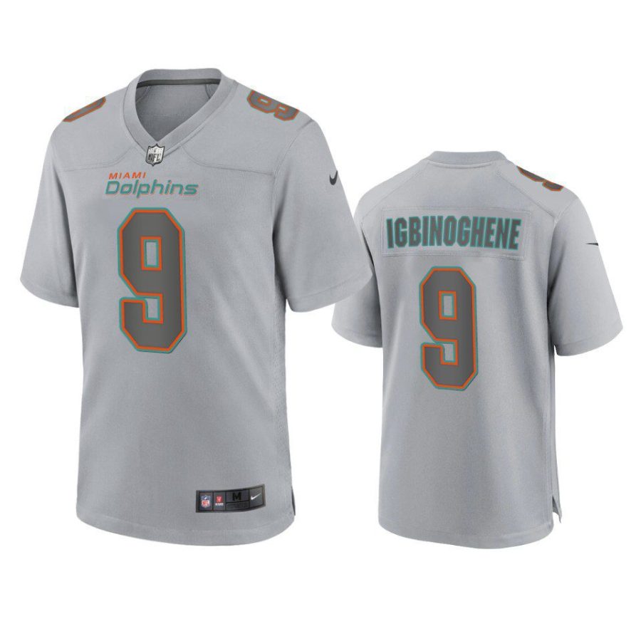 noah igbinoghene dolphins gray atmosphere fashion game jersey