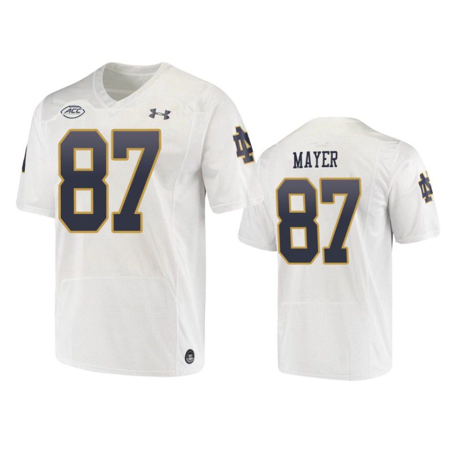 notre dame fighting irish michael mayer white replica jersey