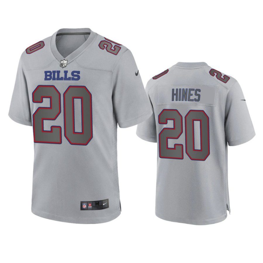 nyheim hines bills atmosphere fashion game gray jersey