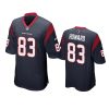 o.j. howard texans navy game jersey