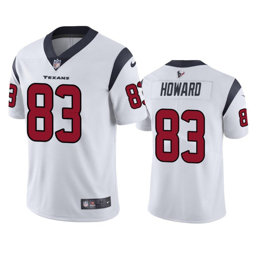 o.j. howard texans vapor limited white jersey