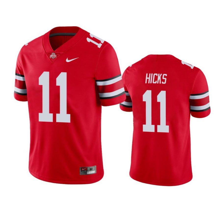 ohio state buckeyes c.j. hicks red game jersey