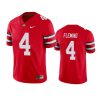 ohio state buckeyes julian fleming red game jersey